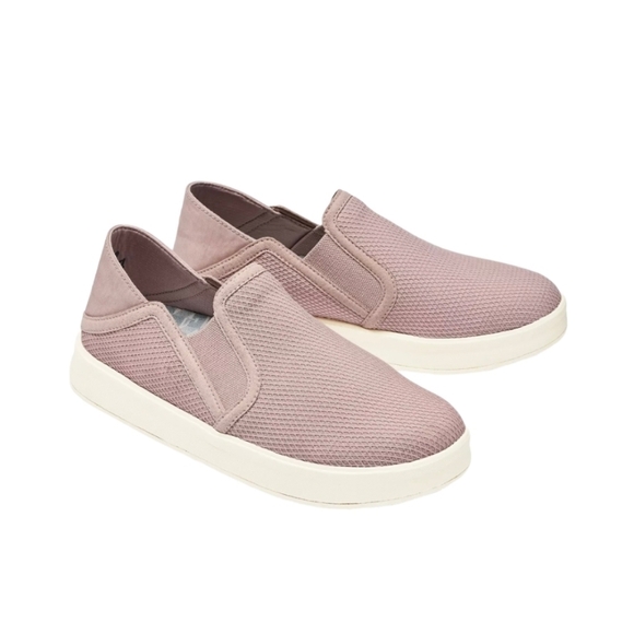 Olukai Womens Hale'iwa Rose Dust Loafer Flats shoes sz 8 - Picture 1 of 13